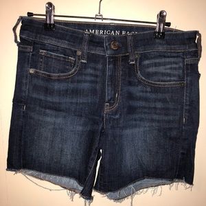 American Eagle Midi Demin Shorts size 6